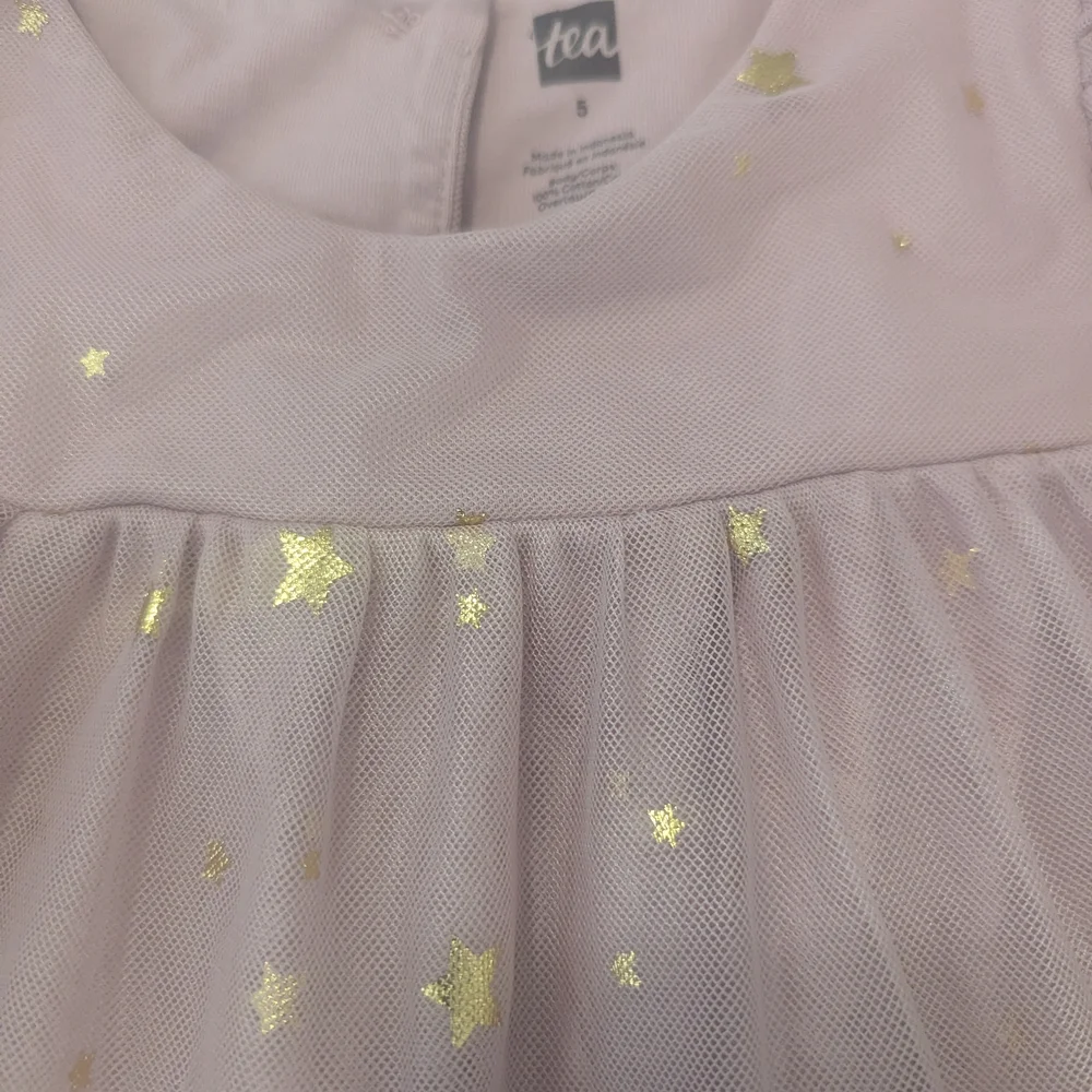 Tea Collection Pink and Gold Starry Formal Dress - Picture 4 of 4